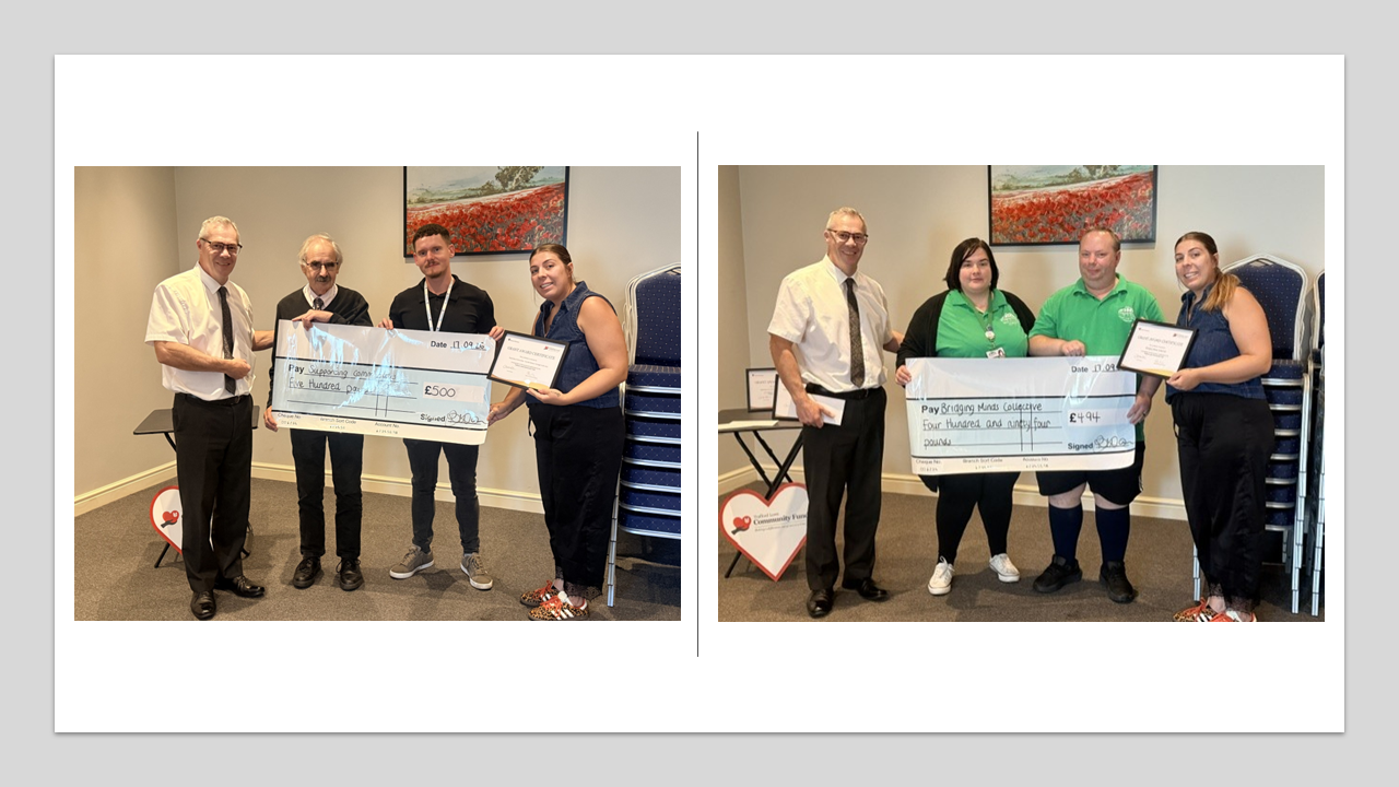 Three Community Groups Share Funding from Trafford Lowe Funeral Services Community Assistance Programme